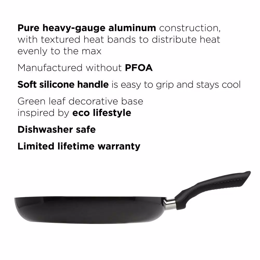 New ๐ Ecolution Artistry 12.5 In. Aluminum Nonstick Frying Pan In Slate โญ 3 New ๐ Ecolution Artistry 12.5 In. Aluminum Nonstick Frying Pan In Slate โญ - Image 3