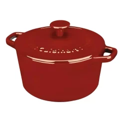 Top 10 😀 Cuisinart Chef’s Classic 3 Qt. Oval Cast Iron Dutch Oven In Cardinal Red With Lid 🎉