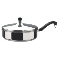 Budget 🥰 Farberware Classic Series 8 In. Stainless Steel Nonstick Frying Pan With Glass Lid 🔥