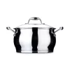 Flash Sale 😀 BergHOFF Essentials Zeno 10.6 Qt. Stainless Steel Stock Pot With Glass Lid 🔔