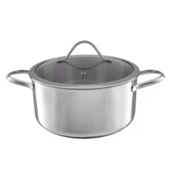 Budget 🌟 Classic Cuisine 6 Qt. Stainless Steel Stock Pot With Glass Lid ⌛