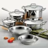 Best reviews of 🎉 Tramontina Gourmet Prima 10-Piece Stainless Steel Cookware Set 💯