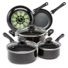 Best deal 🎁 Ecolution Artistry 8-Piece Aluminum Nonstick Cookware Set In Slate 🧨