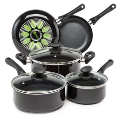 Best deal 🎁 Ecolution Artistry 8-Piece Aluminum Nonstick Cookware Set In Slate 🧨