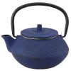 Cheap ❤️ Creative Home Kyusu Blue Cast Iron 10 Oz. Tea Pot With Removable Stainless Steel Infuser Basket 😉