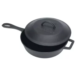 Coupon ๐คฉ Bayou Classic 10.5 In. Cast Iron Skillet In Black With Lid โค๏ธ