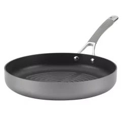 Brand new 🤩 Circulon Elementum 11 In. Hard-Anodized Aluminum Nonstick Grill Pan In Oyster Gray ❤️