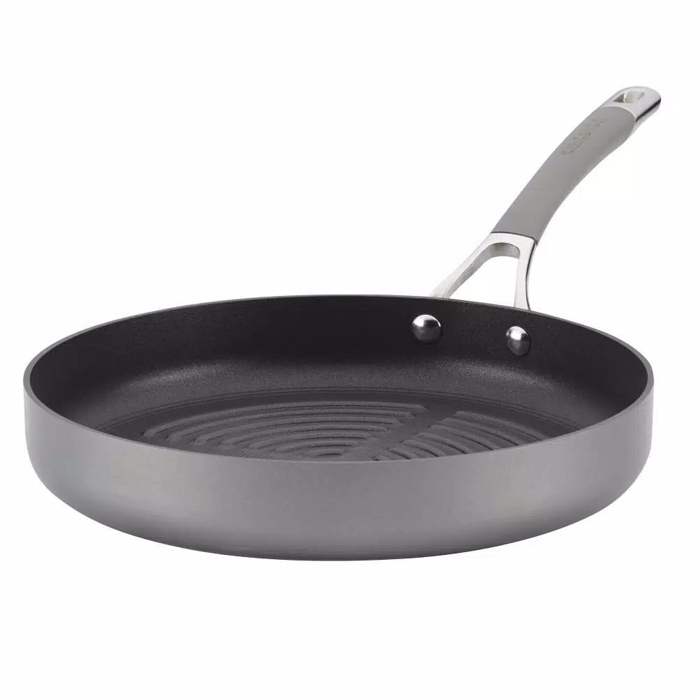 Brand new π€© Circulon Elementum 11 In. Hard-Anodized Aluminum Nonstick Grill Pan In Oyster Gray β€οΈ 1 Brand new π€© Circulon Elementum 11 In. Hard-Anodized Aluminum Nonstick Grill Pan In Oyster Gray β€οΈ