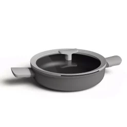 Discount 😀 BergHOFF Leo 3.1 Qt. Aluminum Nonstick Saute Pan In Grey With Glass Lid And Dual Handles 🤩