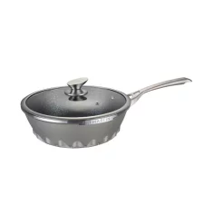 Best deal ๐ AMERCOOK 11 In. Die Cast Aluminum Round Wok And Lid With Induction Bottom โญ