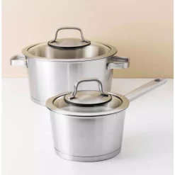 New ❤️ BergHOFF Essentials Manhattan 1.8 Qt. Stainless Steel Sauce Pan With Glass Lid 🛒 -Cheap Cookware Shop unnamed file 1159