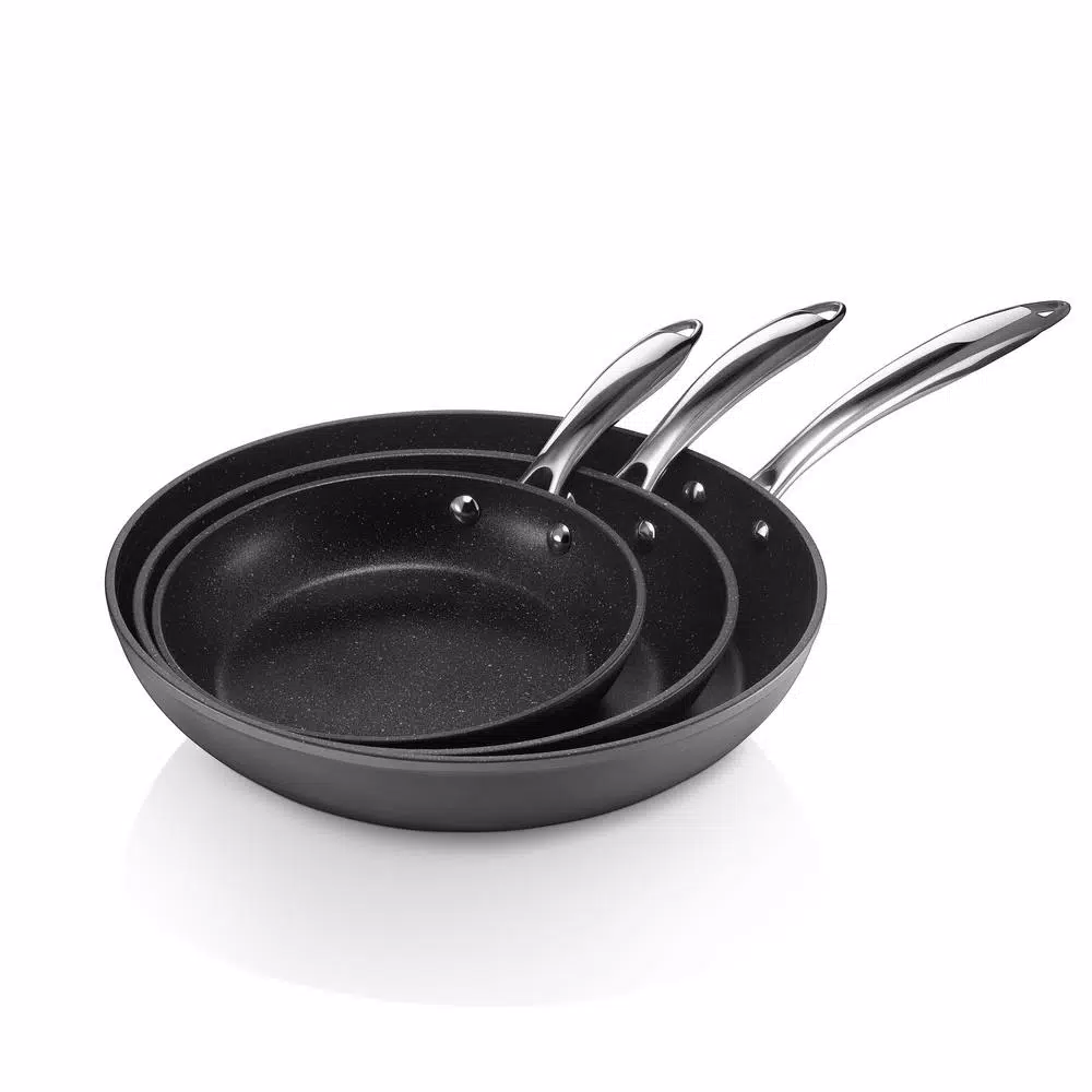 Cheapest π₯° GRANITESTONE Pro 3-Piece (8 In., 10 In., 12 In.) Aluminum Ultra-Nonstick Hard Anodized Diamond Infused Induction Capable Fry Pan Set π 2 Cheapest π₯° GRANITESTONE Pro 3-Piece (8 In., 10 In., 12 In.) Aluminum Ultra-Nonstick Hard Anodized Diamond Infused Induction Capable Fry Pan Set π - Image 2