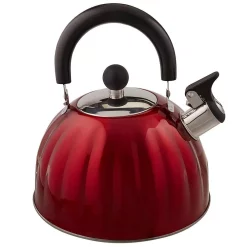 Best Pirce 🔔 Mr. Coffee Twining 8-Cup Red Stainless Steel Tea Kettle 🤩