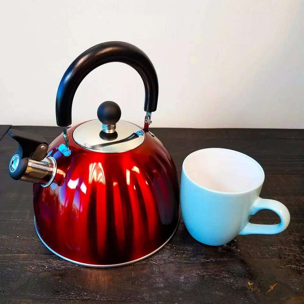 Best Pirce 🔔 Mr. Coffee Twining 8-Cup Red Stainless Steel Tea Kettle 🤩 3 Best Pirce 🔔 Mr. Coffee Twining 8-Cup Red Stainless Steel Tea Kettle 🤩 - Image 3