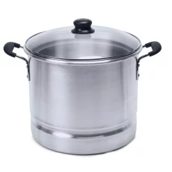 New โค๏ธ IMUSA Mexicana 24 Qt. Aluminum Stovetop Steamer With Glass Lid ๐