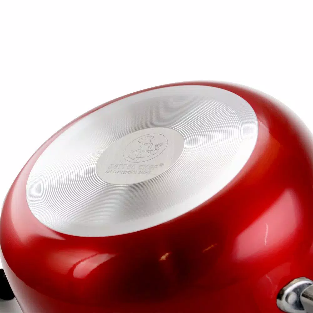 Discount π€© Better Chef 13 Qt. Round Aluminum Nonstick Dutch Oven In Red With Glass Lid β¨ 2 Discount π€© Better Chef 13 Qt. Round Aluminum Nonstick Dutch Oven In Red With Glass Lid β¨ - Image 2
