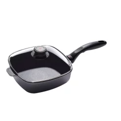 Brand new ๐คฉ Swiss Diamond Classic Series Induction 2.1 Qt. Cast Aluminum Nonstick Saute Pan In Gray With Glass Lid ๐ฅ