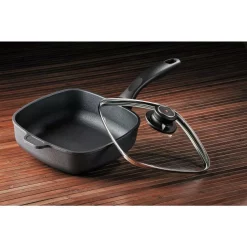 Brand new 🤩 Swiss Diamond Classic Series Induction 2.1 Qt. Cast Aluminum Nonstick Saute Pan In Gray With Glass Lid 🔥 -Cheap Cookware Shop unnamed file 1291