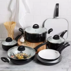 Flash Sale 🔔 Oster Herstal 11-Piece Aluminum Ceramic Nonstick Cookware Set In Black 😍 -Cheap Cookware Shop unnamed file 131