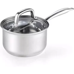 Top 10 🥰 Cook N Home 2 Qt. Stainless Steel Sauce Pan With Glass Lid ❤️