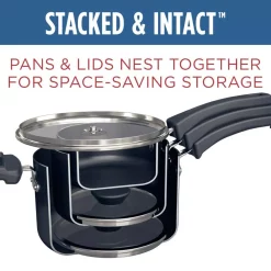 Flash Sale 🎉 Farberware Neat Nest Space Saving 1 Qt. Aluminum Nonstick Sauce Pan In Black With Glass Lid 🔥 14 Flash Sale 🎉 Farberware Neat Nest Space Saving 1 Qt. Aluminum Nonstick Sauce Pan In Black With Glass Lid 🔥 -Cheap Cookware Shop unnamed file 1339