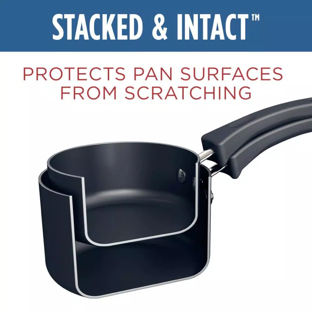 Flash Sale 🎉 Farberware Neat Nest Space Saving 1 Qt. Aluminum Nonstick Sauce Pan In Black With Glass Lid 🔥 6 Flash Sale 🎉 Farberware Neat Nest Space Saving 1 Qt. Aluminum Nonstick Sauce Pan In Black With Glass Lid 🔥 - Image 6