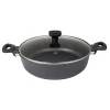 Best Pirce 🧨 MasterPan Modern Series 5 Qt. Cast Aluminum Nonstick Saute Pan In Black With Glass Lid 😍