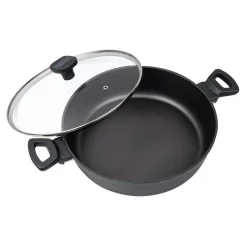 Best Pirce 🧨 MasterPan Modern Series 5 Qt. Cast Aluminum Nonstick Saute Pan In Black With Glass Lid 😍 -Cheap Cookware Shop unnamed file 1351