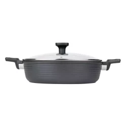 Best Pirce 🧨 MasterPan Modern Series 5 Qt. Cast Aluminum Nonstick Saute Pan In Black With Glass Lid 😍 -Cheap Cookware Shop unnamed file 1352