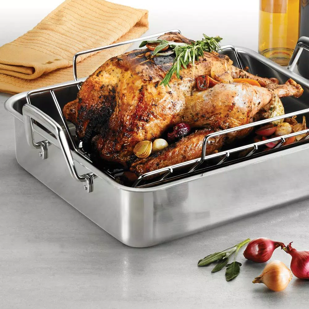 Promo 🌟 Tramontina Gourmet Prima 9.5 Qt. Stainless Steel Roasting Pan 🛒 8 Promo 🌟 Tramontina Gourmet Prima 9.5 Qt. Stainless Steel Roasting Pan 🛒 - Image 8