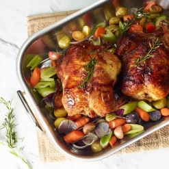 Deals 👍 Tramontina Gourmet Prima 10 Qt. Stainless Steel Roasting Pan With Basting Rack 🥰 -Cheap Cookware Shop unnamed file 1414