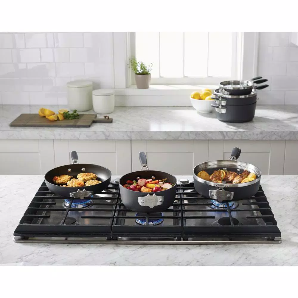 Best deal ๐ฏ Calphalon Select Space Saving 9-Piece Hard-Anodized Aluminum Nonstick Cookware Set In Black ๐ฅฐ 5 Best deal ๐ฏ Calphalon Select Space Saving 9-Piece Hard-Anodized Aluminum Nonstick Cookware Set In Black ๐ฅฐ - Image 5
