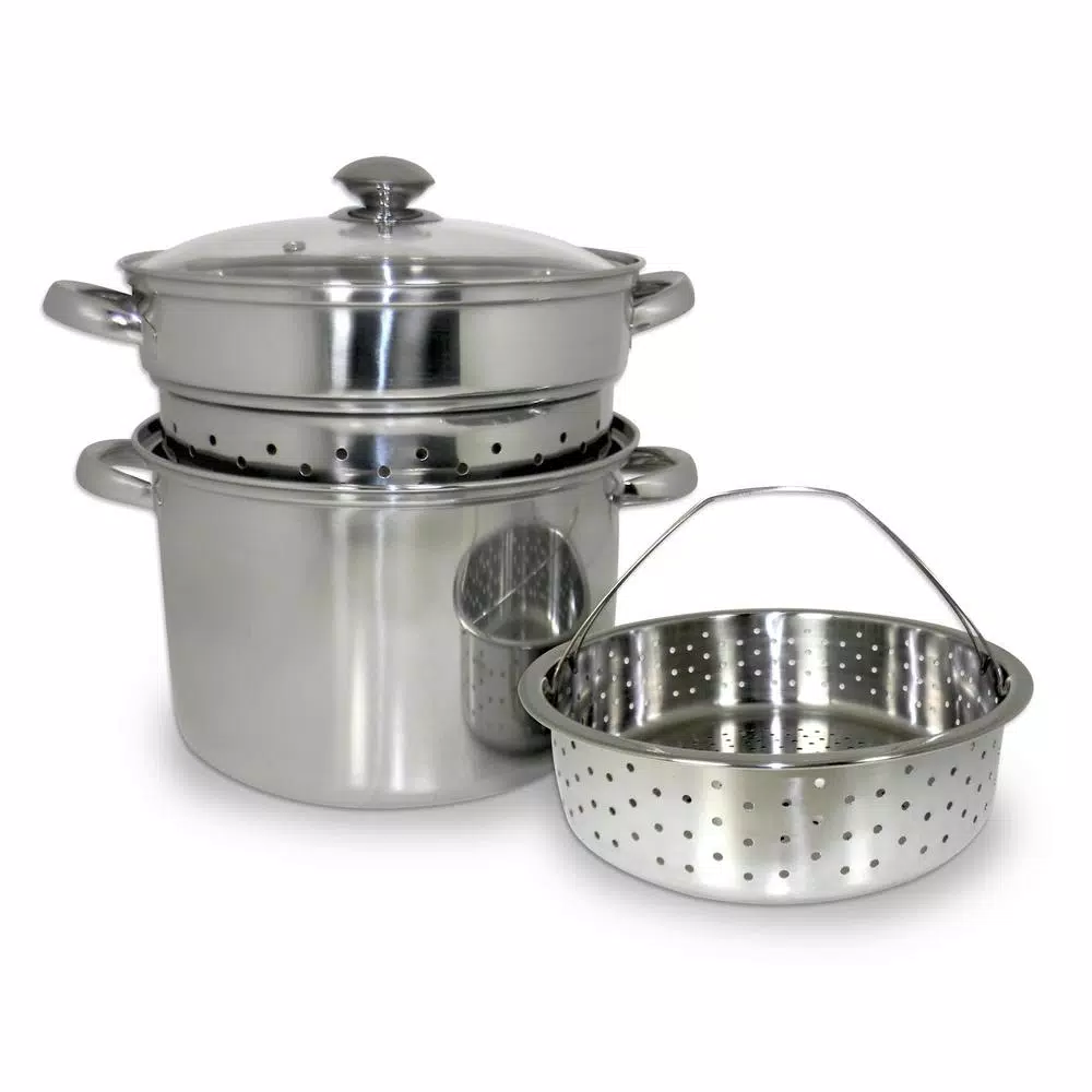 Top 10 🤩 ExcelSteel 8 Qt. 4-Piece 18/10 Stainless Steel Multi-Cooker With Baskets And Lid 💯 1 Top 10 🤩 ExcelSteel 8 Qt. 4-Piece 18/10 Stainless Steel Multi-Cooker With Baskets And Lid 💯