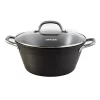 Brand new 🧨 IMUSA 6 Qt. Round Cast Iron Dutch Oven In Black With Glass Lid 😉