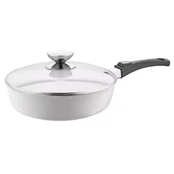 Top 10 🔥 Berndes Vario Click Pearl 4 Qt. Cast Aluminum Ceramic Nonstick Saute Pan In White With Glass Lid 🔔