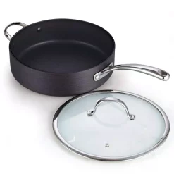 New ⌛ Cooks Standard 5 Qt. Hard-Anodized Aluminum Nonstick Deep Saute Pan In Black With Glass Lid 🧨 -Cheap Cookware Shop unnamed file 147