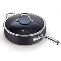 New ⌛ Cooks Standard 5 Qt. Hard-Anodized Aluminum Nonstick Deep Saute Pan In Black With Glass Lid 🧨 -Cheap Cookware Shop unnamed file 149
