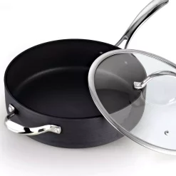 New ⌛ Cooks Standard 5 Qt. Hard-Anodized Aluminum Nonstick Deep Saute Pan In Black With Glass Lid 🧨 -Cheap Cookware Shop unnamed file 150