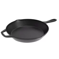 Best deal 🔥 Classic Cuisine 12 In. Cast Iron Skillet In Black With Pour Spout 👏