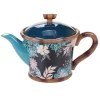 Wholesale 🧨 Certified International 24 Oz. Multi-Colored Exotic Jungle Teapot ✨