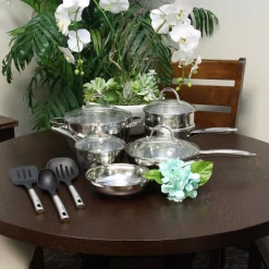 Budget ⌛ Oster Ridgewell 13-Piece Stainless Steel Cookware Set 🔔 -Cheap Cookware Shop unnamed file 1543