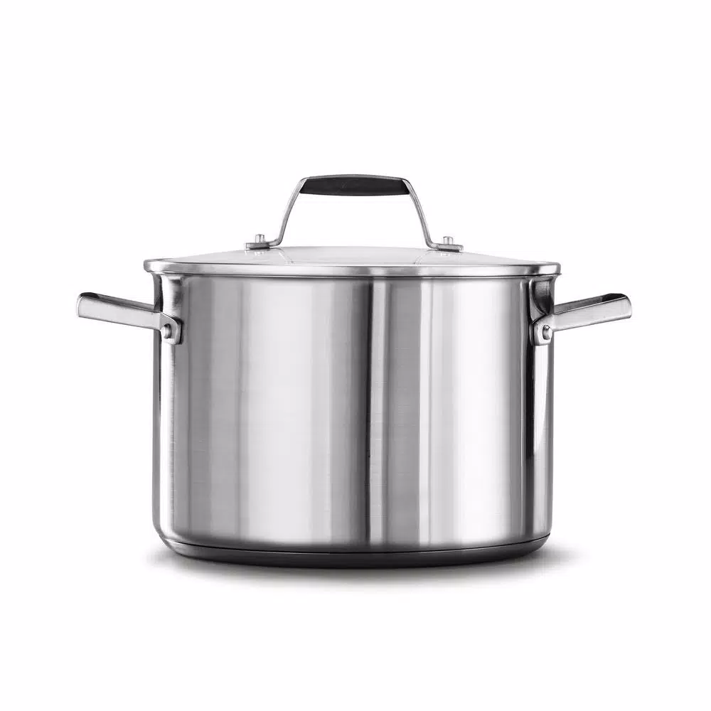 Discount 😀 Calphalon Select 5 Qt. Round Stainless Steel Dutch Oven With Glass Lid 🥰 3 Discount 😀 Calphalon Select 5 Qt. Round Stainless Steel Dutch Oven With Glass Lid 🥰 - Image 3
