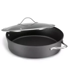 Promo 👍 Calphalon Contemporary 7 Qt. Aluminum Nonstick Saute Pan In Black With Glass Lid ✔️