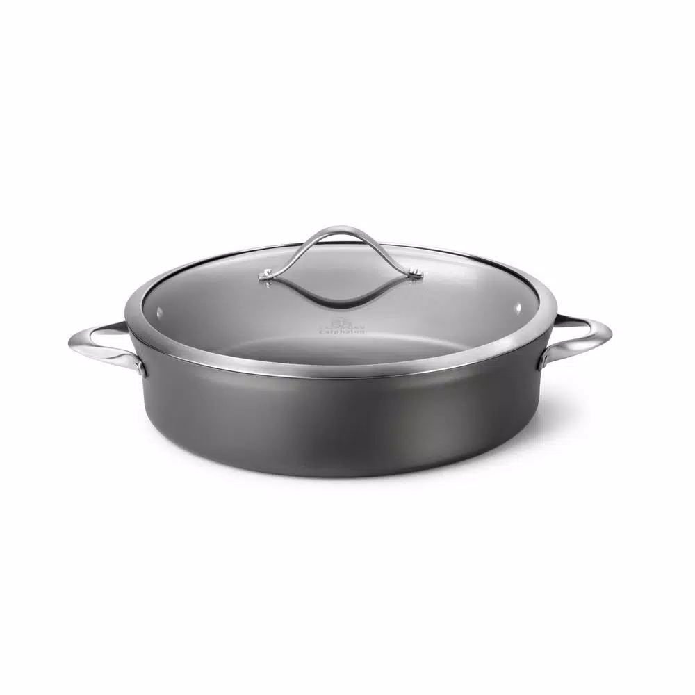 Promo 👍 Calphalon Contemporary 7 Qt. Aluminum Nonstick Saute Pan In Black With Glass Lid ✔️ 2 Promo 👍 Calphalon Contemporary 7 Qt. Aluminum Nonstick Saute Pan In Black With Glass Lid ✔️ - Image 2