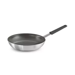 Best Sale 😉 Tramontina Professional Fusion 10 In. Aluminum Frying Pan In Satin Silver 👏