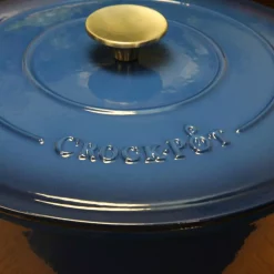 Flash Sale 🛒 Crock-Pot Artisan 5 Qt. Enameled Cast Iron Round Braiser Pan With Self Basting Lid 🥰 -Cheap Cookware Shop unnamed file 1615