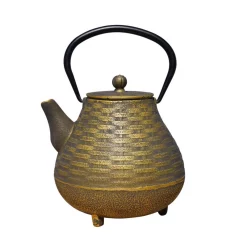 Best reviews of 😉 Old Dutch Orimono 5.13-Cup Teapot In Black And Gold 💯