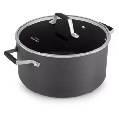Cheapest 🔥 Calphalon Select 7 Qt. Hard-Anodized Aluminum Nonstick Stock Pot In Black With Glass Lid 😀