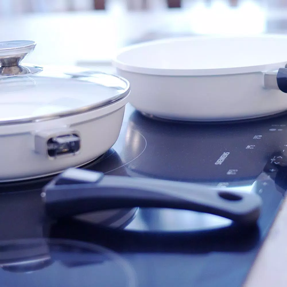 Best Pirce ๐ Berndes Vario Click Pearl 6 Qt. Cast Aluminum Ceramic Nonstick Saute Pan In White โ 2 Best Pirce ๐ Berndes Vario Click Pearl 6 Qt. Cast Aluminum Ceramic Nonstick Saute Pan In White โ - Image 2