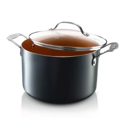 Best deal ✨ Gotham Steel 7 Qt. Aluminum Non-Stick Ti-Ceramic Stock Pot With Glass Lid ⭐